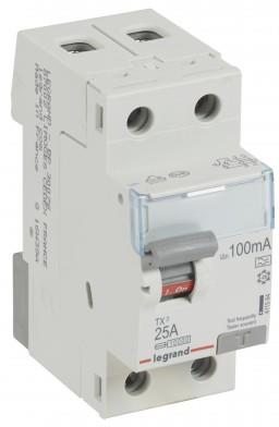 ДТЗ 2P 25А 100mА серия TX3 ID тип A Legrand