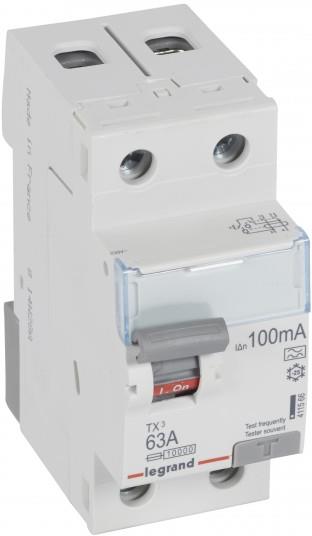 ДТЗ 2P 63А 100mА серия TX3 ID тип A Legrand