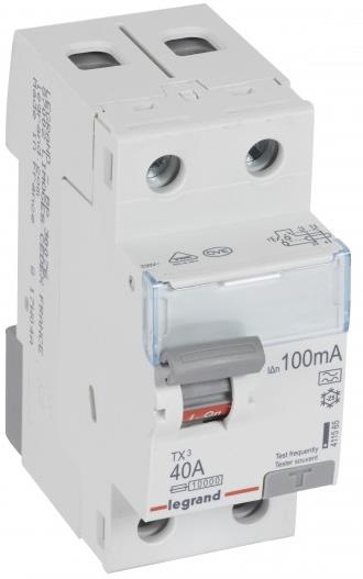 ДТЗ 2P 40А 100mА серия TX3 ID тип A Legrand