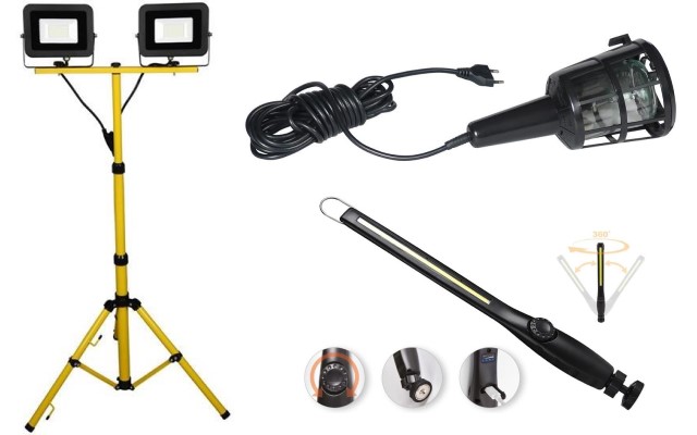 Работни лампи Commel