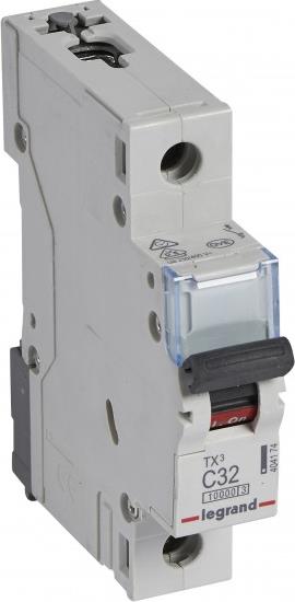 Автоматичен прекъсвач TX3 1P 32A крива С 10kA Legrand