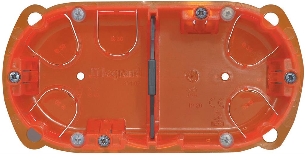 Конзолна кутия универсална /гипсокартон и тухлени стени/ 4/5 мод. 40мм Legrand