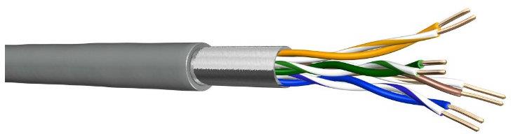 Кабел Cat.5e F/UTP LSZH Dca сив – 305m UC300 Draka