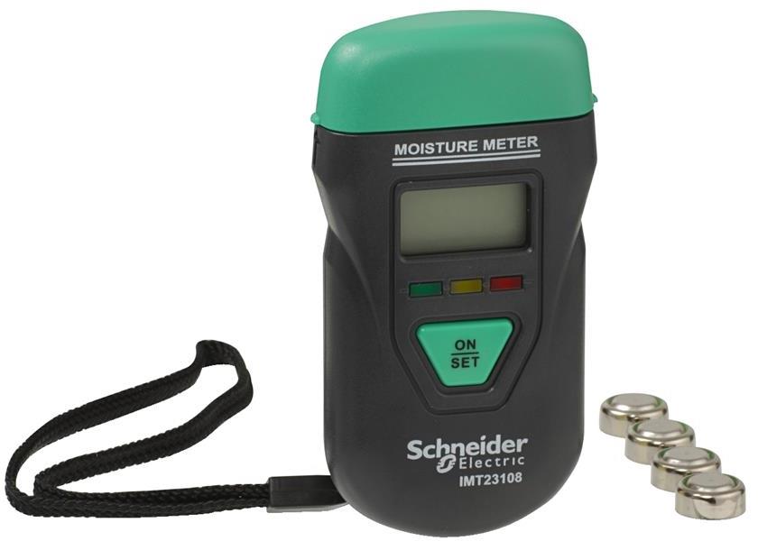 Мерител на влага с LCD дисплей и LED индикация, дърво 6...60%, сградни материали 0.2...2.9%, Thorsman SE