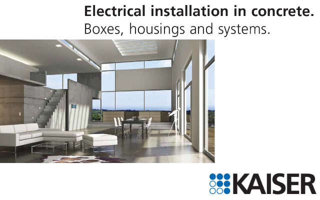 Каталог Инсталации в бетон 2020