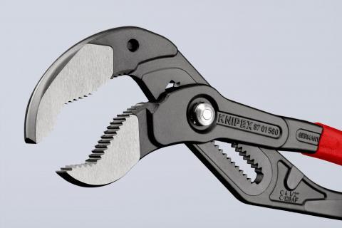 Клещи раздвижени Cobra, червена ръкохватка 560мм, Knipex