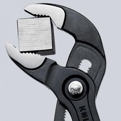 Клещи раздвижени Cobra, червена ръкохватка 125мм, Knipex