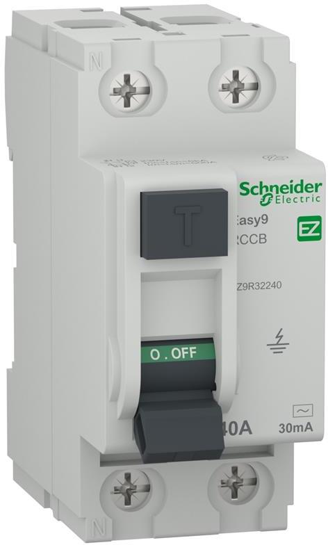ДТЗ Easy 9 2P 40A 30mA тип AC 6kA 2 мод. SE