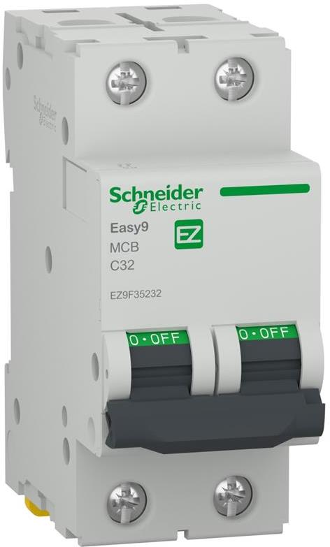 Автоматичен прекъсвач Easy 9 2P 32A крива C 6kA SE