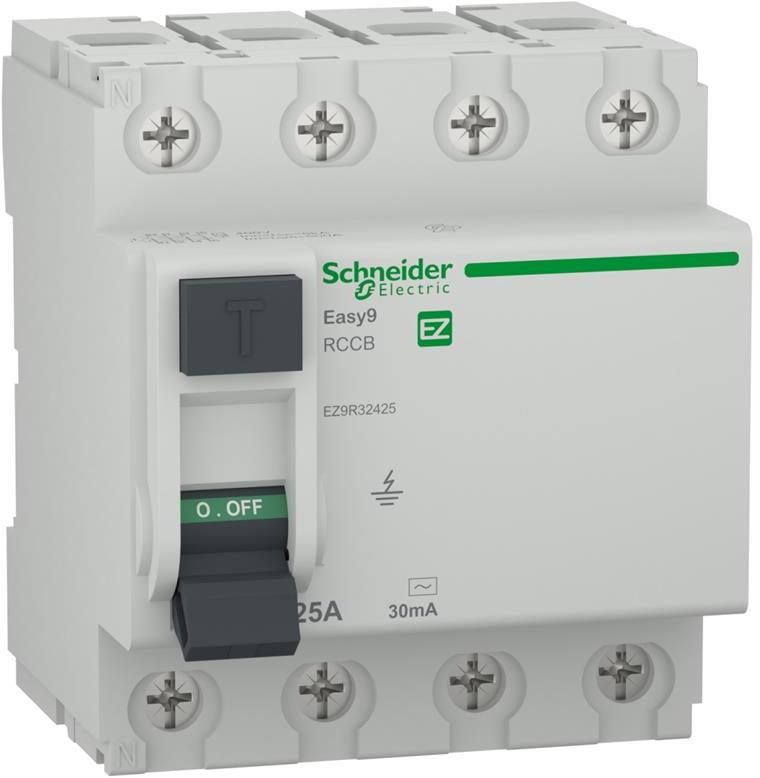 ДТЗ Easy 9 4P 25A 30mA тип AC 6kA 4 мод. SE