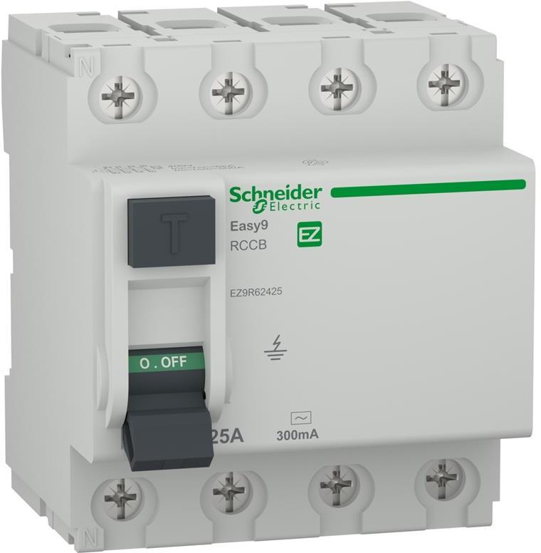ДТЗ Easy 9 4P 25A 300mA тип AC 6kA 4 мод. SE