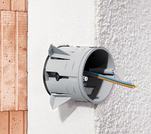 Конзолна кутия за стиропор ECON Styro 55, Ø68мм, дълбочина 60мм, Kaiser