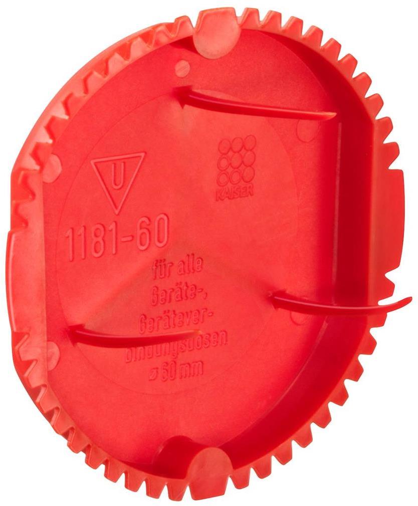 Защитен капак за шпакловка, към конзоли Ø60мм, Kaiser