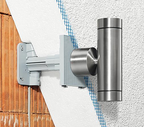 Конзола телескопична за външна изолация 80-200мм, с монтажна плоча 120x120мм, Kaiser