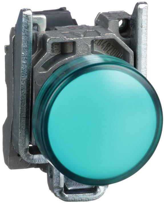 Сигнална лампа LED сглобена зелена 24Vac/dc Ø22mm XB4 SE