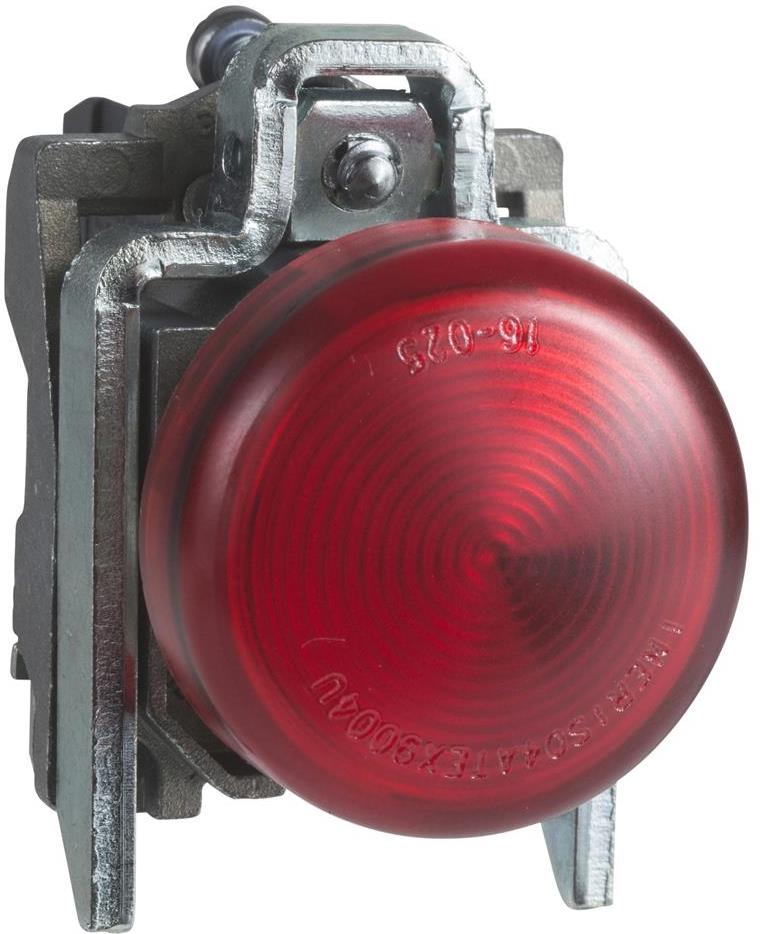 Сигнална лампа LED сглобена червена 230...240Vac Ø22mm ATEX XB4 SE