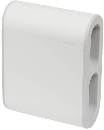 Адаптер за контакт плосък 4х Евро контакт 6A бял NEW Legrand