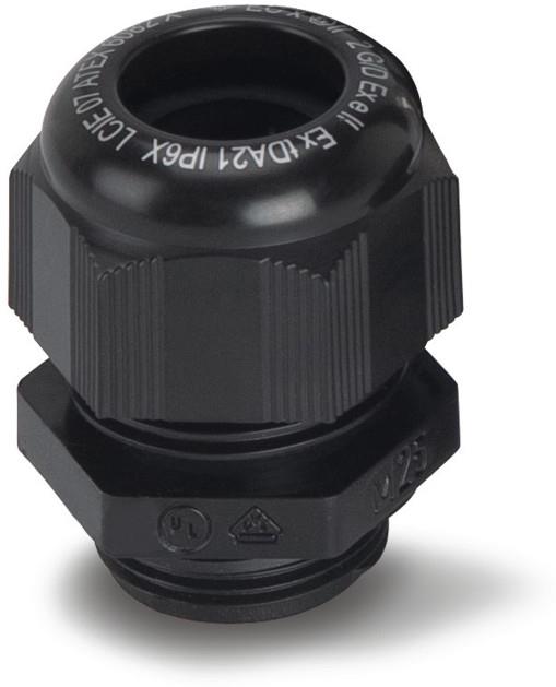 Щуцер взривозащитен без гайка M20х1.5 Ex II 2GD Зона 1/2/21/22, IP68, UV /50бр/, кабел 7-12mm, Scame