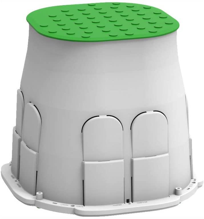 Шахта DRAINbox 180х180мм h=210мм капак 400кг ЗЕЛЕН Arnocanali