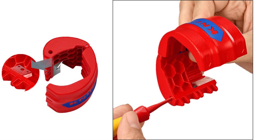 Инструмент за рязане на тръби BiX, Ø20-50мм, червена ръкохватка 72мм, Knipex