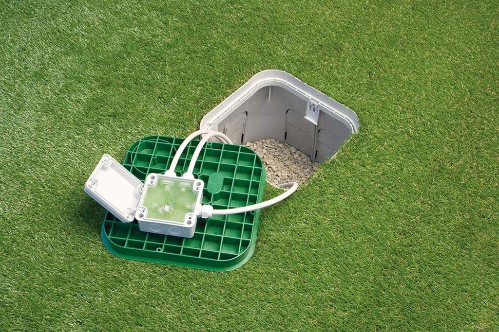 Шахта DRAINbox 405х280мм h=300мм капак 1200кг ЗЕЛЕН Arnocanali