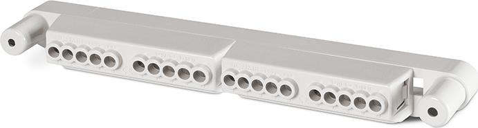 Клема нулева и земна за табла 12 / 24 мод. IP66 допълнена с клема 654.0360 серия DOMINO Scame