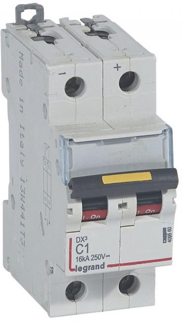 Автоматичен прекъсвач DX3-DC 2P 1A 500V= Legrand
