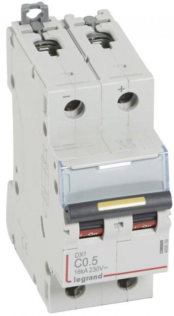 Автоматичен прекъсвач DX3-DC 2P 0.5A 500V= Legrand