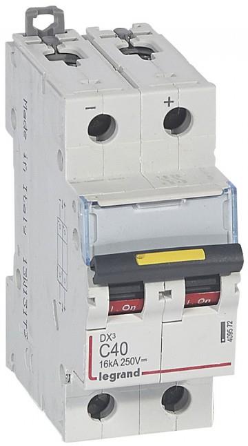 Автоматичен прекъсвач DX3-DC 2P 40A 500V= Legrand
