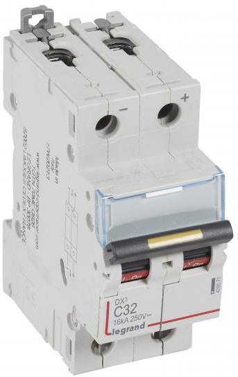 Автоматичен прекъсвач DX3-DC 2P 32A 500V= Legrand
