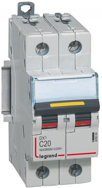 Автоматичен прекъсвач DX3-DC 2P 20A 500V= Legrand