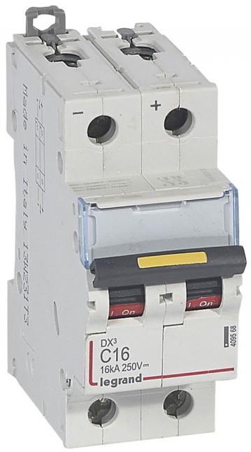Автоматичен прекъсвач DX3-DC 2P 16A 500V= Legrand