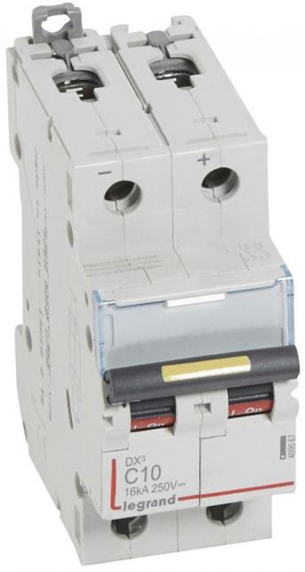 Автоматичен прекъсвач DX3-DC 2P 10A 500V= Legrand