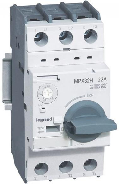 Моторна защита MPX3-32H 7.5kW TM 14-22A 50kA Legrand