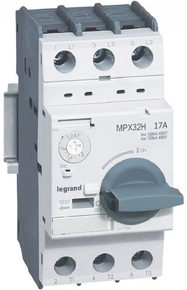 Моторна защита MPX3-32H 7.5kW TM 11-17A 50kA Legrand