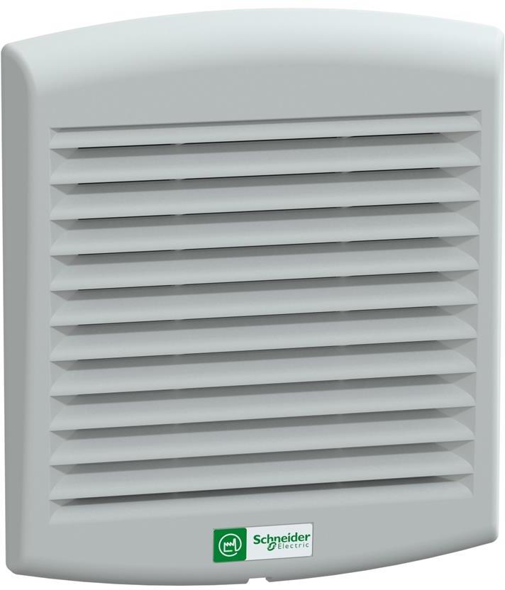 Вентилатор 85m3 / h 230V с отвор 125x125mm с жалузи и филтър G2 IP54 ClimaSys CV SE