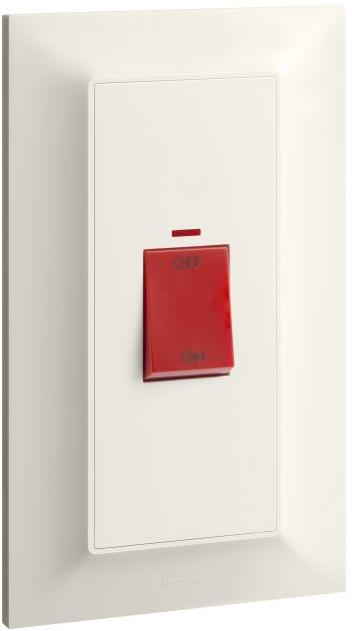 Бойлерен ключ 45А с индикация ГОЛЯМ цвят Крем Belanko S Legrand