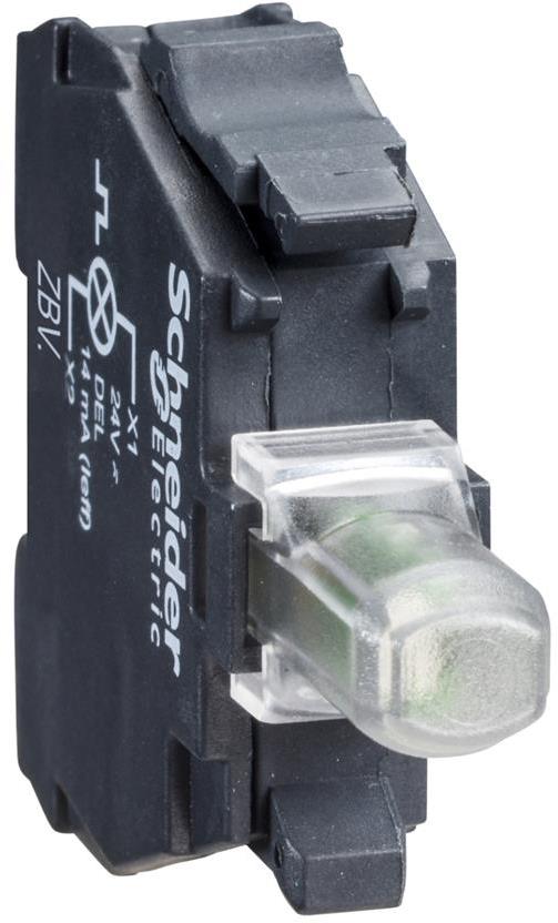 Осветителен блок бял 24Vac/dc Ø22mm SE