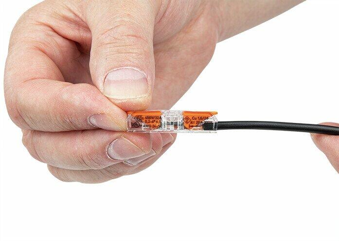 Бърза връзка отваряема Inline 2х0,2-4мм2 (60бр.) за гъвкав/твърд проводник 32A 450V Wago