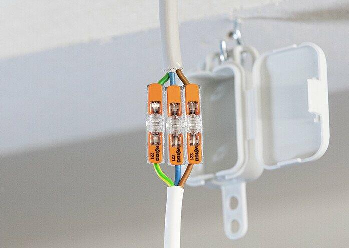 Бърза връзка отваряема Inline 2х0,2-4мм2 (60бр.) за гъвкав/твърд проводник 32A 450V Wago