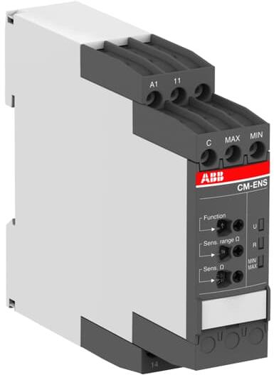 Реле за контрол на ниво, CM-ENS, 0.1-1000kOhm, 1c/o 4A, 24...240Vac/dc ABB