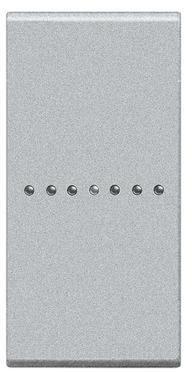 Лицев панел за аксиални ключове 1 мод. цвят Алуминий LL Bticino