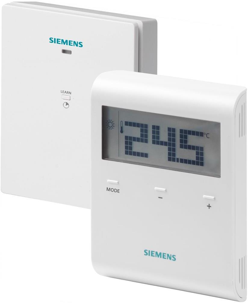 Термостат БЕЗжичен за отопление 5…35 °C с LCD дисплей, Siemens