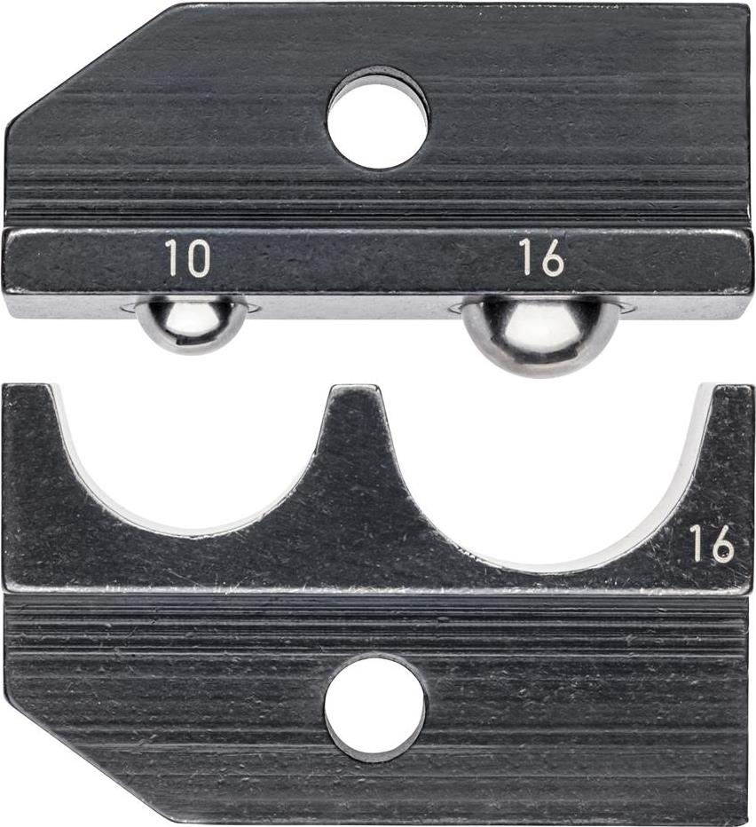 Челюсти CrimpSystem за кримпване на кабелни накрайници 10-16мм2 изолирани, Knipex