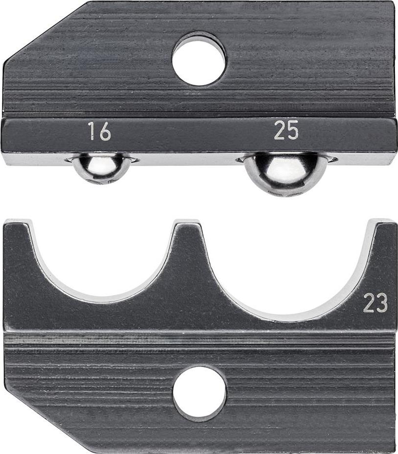 Челюсти CrimpSystem за кримпване на кабелни накрайници 16-25мм2 неизолирани, Knipex