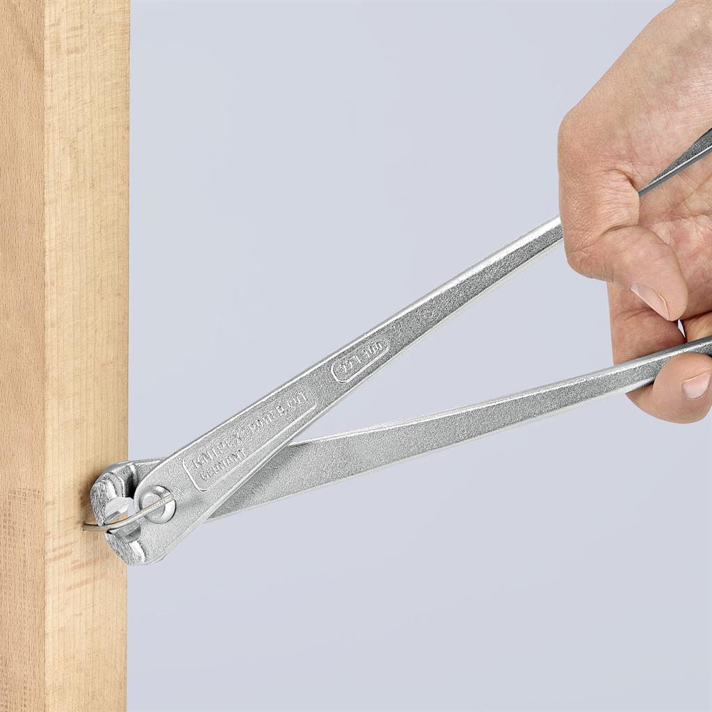 Клещи за рязане на арматурна тел усилени, поцинковани, ръкохватка 300мм, Knipex