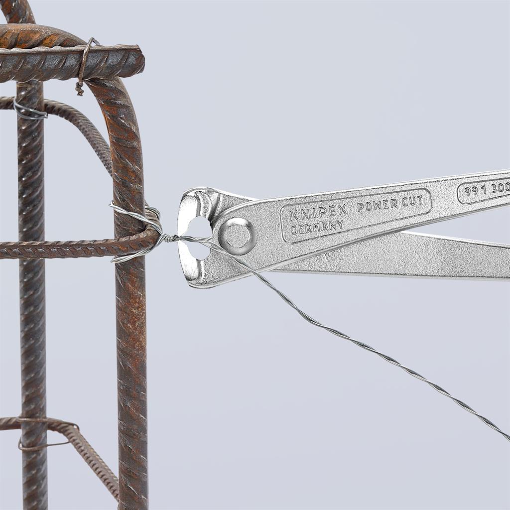 Клещи за рязане на арматурна тел усилени, поцинковани, ръкохватка 250мм, Knipex