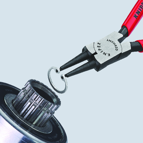 Зегер клещи, Ø12-25мм, червена ръкохватка 140мм, Knipex