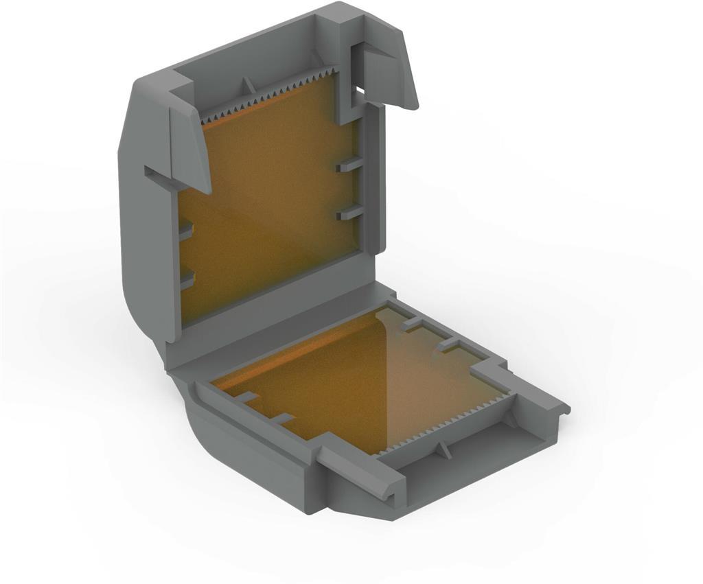 Кутия с гел GelBox Wago за клема до 6мм2, IP x8, 40.1x21.3x38мм, сива 