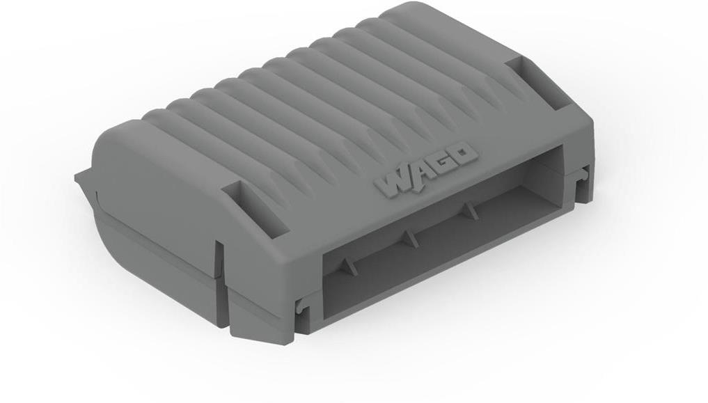 Кутия с гел GelBox Wago за клема до 6мм2, IP x8, 40.1x21.3x49.4мм, сива 